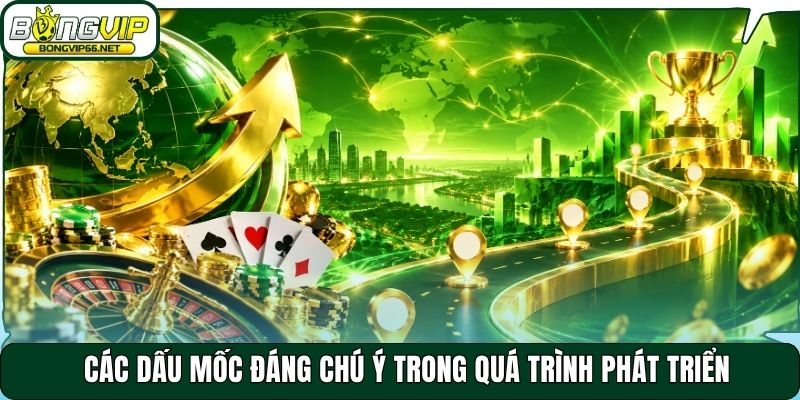 Các dấu mốc đáng chú ý trong quá trình phát triển